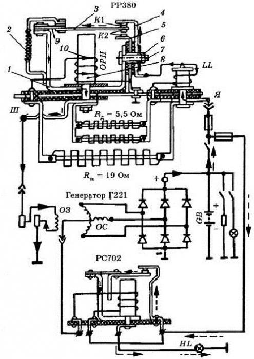 ρυθμιστή τάσης ρελέ VAZ-2107