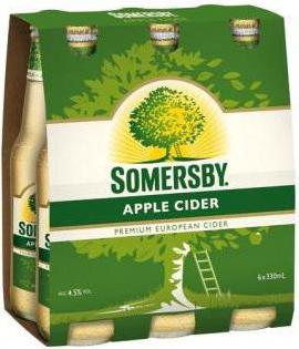 Cider Somersby - ένα δροσιστικό ποτό φτιαγμένο από φυσικό χυμό