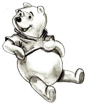 Πώς να σχεδιάσετε Winnie the Pooh σε μολύβι