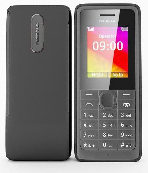 Επισκόπηση του τηλεφώνου του κουμπιού Nokia 106